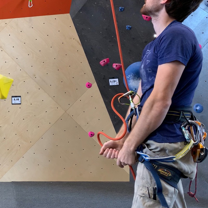 Learn To Belay übergrippen Castle Rock
